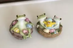 コポー カエル イースター 置物