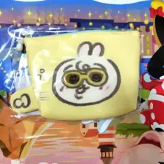 ちいかわベビー　ポケットティッシュも入れられるポーチ　うさぎ
