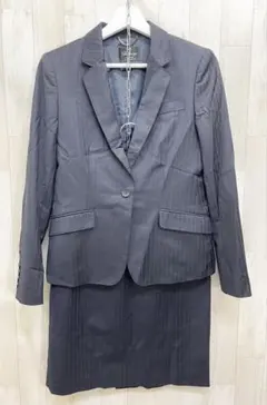 23区/オンワード シャドーストライプ ジャケット スカートスーツ 38/40