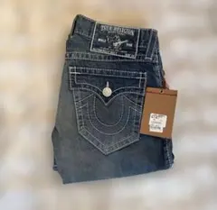 true religion デニム 31インチ 太ステッチ　激レア