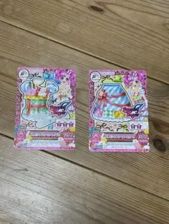 アイカツ！ カード 2枚セット プレゼントフォーユーコーデ 天羽まどか
