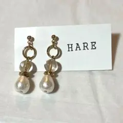 ハンドメイド　ピアス　アクセサリー　金属