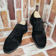 【未使用】BURBERRY LONDON（24.5）　ストレートチップ　黒