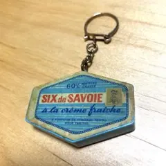 【SIX do SAVOIE】フレンチキーホルダー　ヴィンテージ フランス