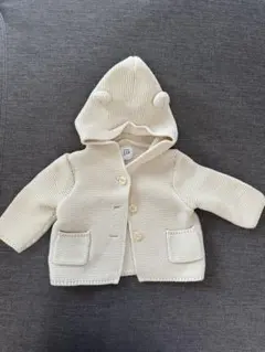 baby GAP フード付きコート 3-6ヶ月 アイボリー