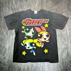 90s パワーパフガールズ 大判プリント Tシャツ シングルステッチ 