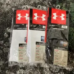 【新品未使用】UNDER ARMOUR UA GOLF ソックス 3足セット