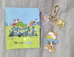 SEVENTEEN ホシ キーリング SMURFS Isaac Toast