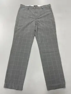 H&M グレー チェック スラックス