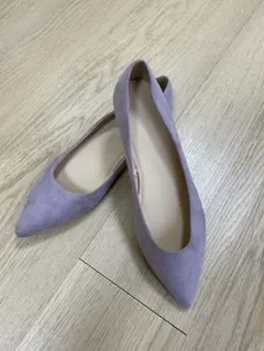 スエード素材 パンプス