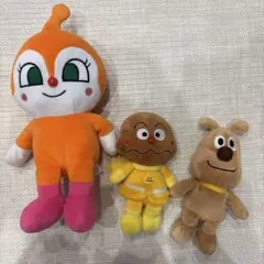 アンパンマンキャラクターぬいぐるみ3体セット