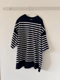blurhms WILD LIFE TAILOR 別注ボーダーTシャツ ネイビーのサムネイル