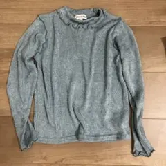 SHOO-LA-RUE フリルネック長袖カットソー 110