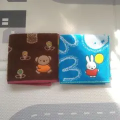 【新品未使用】ミッフィー タオルハンカチ 2枚セット