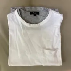 BEAMS HEART レイヤード ポケットTシャツ ホワイトのサムネイル