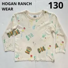 マーキーズ HOGAN 手書きイラストプリントカットソー 130 ホーガン