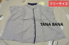 TANA BANA ストライプ 半袖シャツ