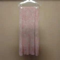 ナノ・ユニバース　ピンク　ロングスカート