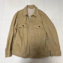 UNIQLO ベージュ デニムコットンジャケット S