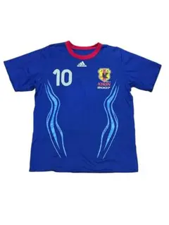 【サッカー】日本代表　リバーシブルＴシャツ　オシムジャパン　Lサイズ　青のサムネイル