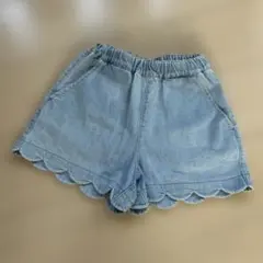 ブランシェス　スカラップ　ハーフパンツ　130㎝