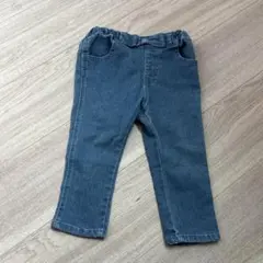 SERAPH デニムパンツ 90cm ダークブルー デニム風パンツ ウエストゴム