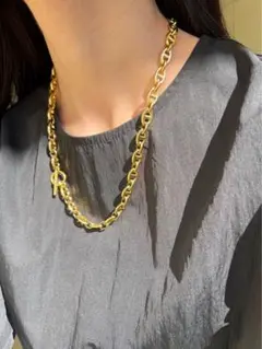 tresbyjewelry anchor mantle necklace