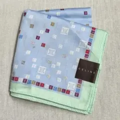 【訳あり】CELINE セリーヌ　ハンカチ ロゴ/マカダム　レディース