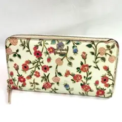 kate spade ケイトスペード ニューヨーク 花柄 長財布 ホワイト