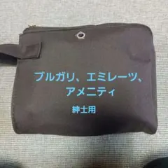 ナイロン ジッパーバッグ 持ち手付き エミレーツ、ブルガリ、アメニ、ビジネス