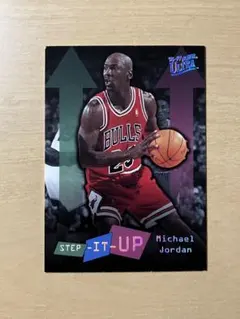 NBA MICHAEL JORDAN STEP IT UP 1996 FLEER
