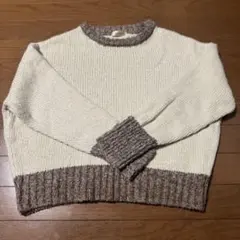 【美品】MARI.EmmY アイボリーのあったかニットセーター Mサイズ 秋冬