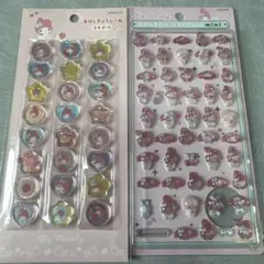 マイメロ ボンボンドロップシール 、おはじきシール