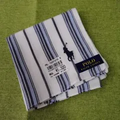 （新品未使用）PoloRalphLauren ハンカチストライプ（45cm四方）のサムネイル