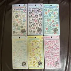 サンリオ ボンボンドロップシール 6枚セット 正規品