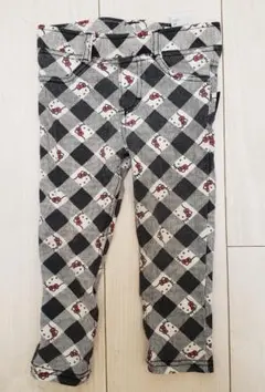 H＆Mハローキティ チェック柄　長ズボン サイズ90