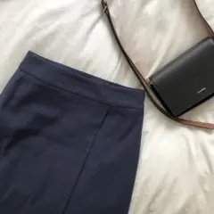 BLACK BY MOUSSY ネイビー タイトスカート