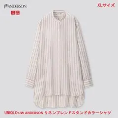UNIQLO×JW ANDERSON リネンブレンドスタンドカラーシャツ XL