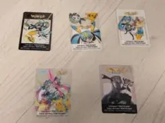 ポケモン 初音ミク ポケミクライブ ららぽーと 特典 クリアカード 全5種