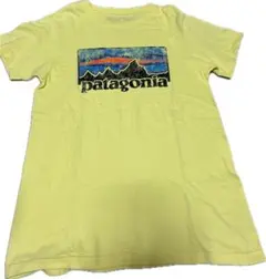 patagonia イエロー Tシャツ　スリムフィットXS