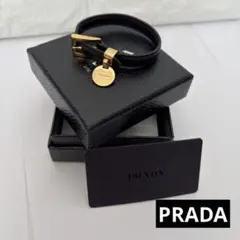 PRADA プラダ サフィアーノレザー ブレスレット Sのサムネイル