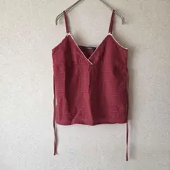 ブランディメルビル Edith Plaid Tank チェックキャミ リボンのサムネイル