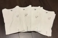 UNIQLO U クルーネックTシャツXL ホワイト 4枚セット