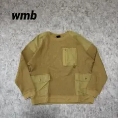 ワークマンwmb ワッフル切替ミリタリー テックポケット スウェット ベージュ系