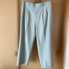 UNIQLO タックワイドパンツ グリーン XXL