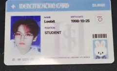 ②スキズ　リノ　MAGIC SCHOOL　ポプスト限定　学生証　韓国　会場限定