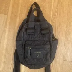 MARC JACOBS ブラックキルティングリュック
