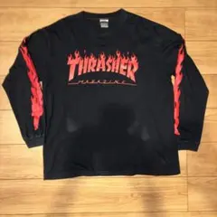 THRASHER フレイムス ロンT フェード ヘインズタグ サイズM - メルカリ
