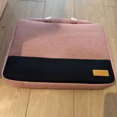 【美品】bagasin ノートPCケース ピンク×ブラック
