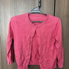 UNIQLO キッズ カーディガン 110 ピンク